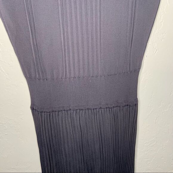 Sz Large Oscar De La Renta Navy Drop Waist Dress - Picture 7 of 11